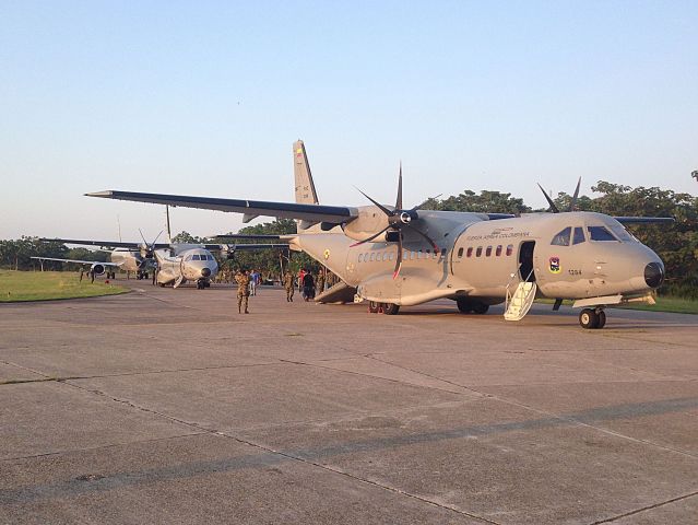 Casa C-295 Persuader (FAC1284) - Colombian Air Force in military operations.