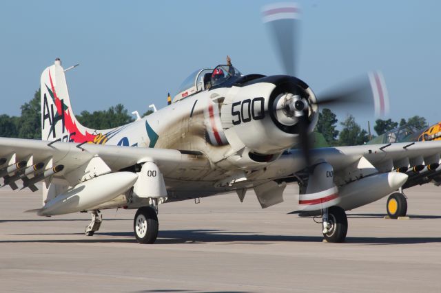 Douglas AD Skyraider (AMU39606) - Skyraider Thumbs Up.