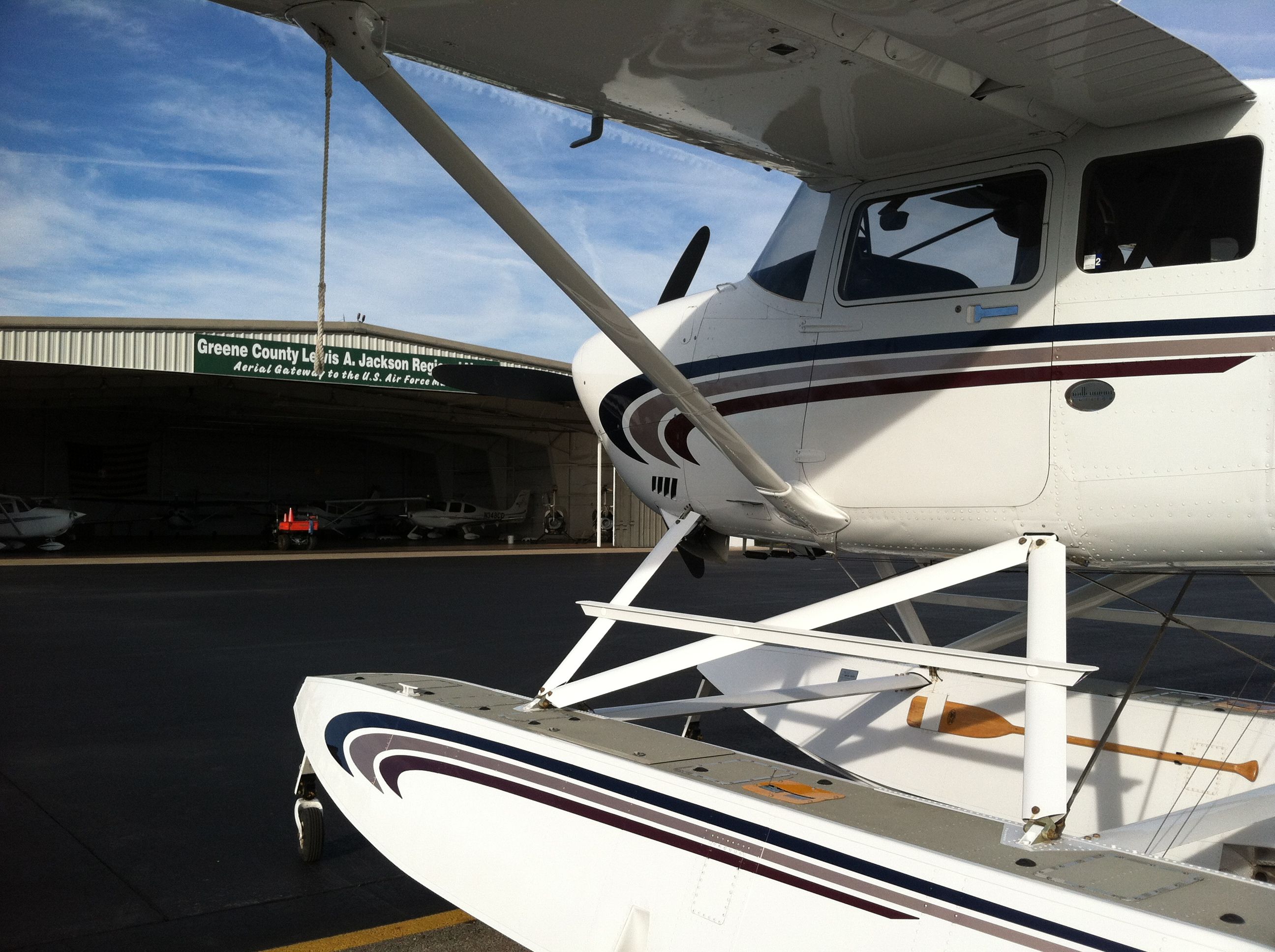 Cessna 206 Stationair (N214MH) - On the ramp at MacAir Aviation at the Greene County Regional Airport (i19).