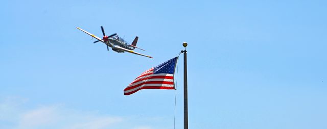 North American P-51 Mustang (N251MX) - Angle timing luck.