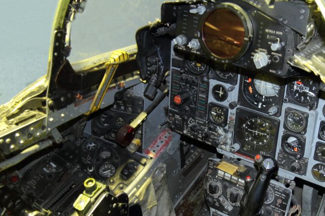 McDonnell Douglas F-4 Phantom 2 — - Cockpit of the McDonnell Douglas F-4 Phantom II.