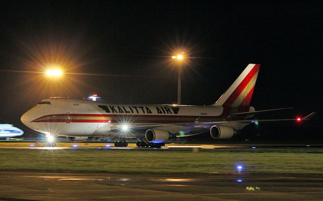 Boeing 747-400 (N403KZ) - kalitta air b747-481f n403kz arriving in shannon tonight 26/10/18.