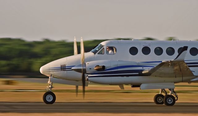 Beechcraft Super King Air 300 (N772HM) - Into  the Sun Cape May County NJ