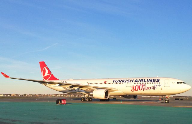 Airbus A330-300 (TC-LNC) - Turkish Airlines 300th Special Livery A330-300 @ KBOS Logan Airport Boston,Ma  MSN1696 Delivered 02/04/16