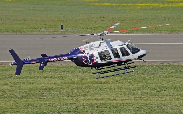 Bell 407 (N184AM) - Medi-Flight Crew returns home