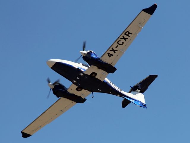 Diamond DA-62 (4X-CXR) - 29/11/2019:  Private Diamond DA-62 took-off from Herzlyia airfield.