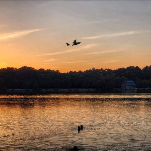 EDRA Super Petrel (N60SP) - Super Petrel N60SP captured departing the Tennessee River near Huntsville, AL against a nice summer sunset!