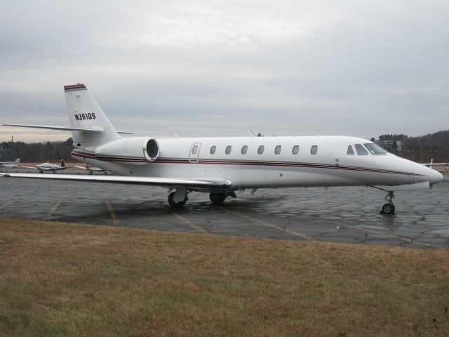 Cessna Citation Sovereign (EJA361) - Parked after arriving from Boston, MA (KBOS).