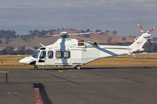BELL-AGUSTA AB-139 (VH-VPX) - Toll Helicopters (VH-VPX) Leonardo AW139 at Wagga Wagga Airport.