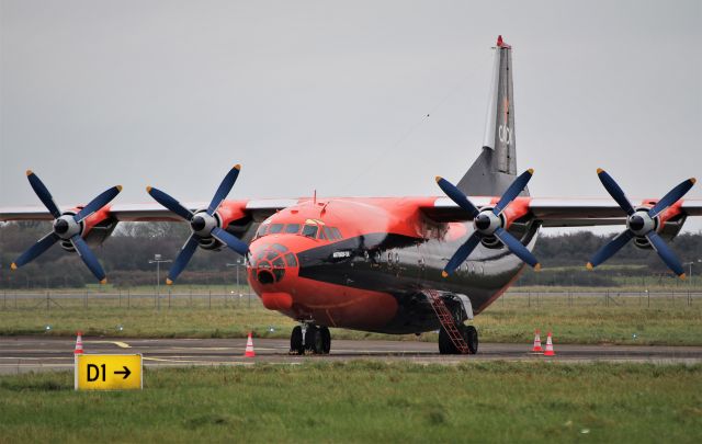 Antonov An-12 (UR-CSI) - cavok air an-12a ur-csi at shannon 31/10/19.