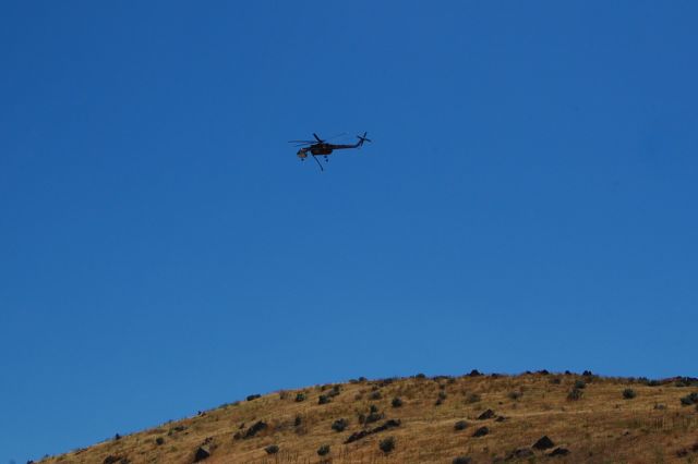 Sikorsky CH-54 Tarhe (N719HT) - 2011 fire season, Lake Mountian fire, Utah County, Utah