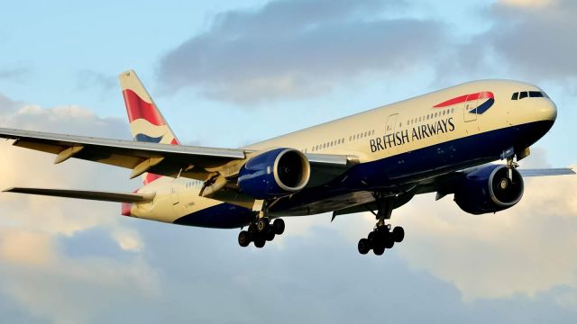 Boeing 777-200 (G-YMMA) - Evening arrival from London Heathrow. Rwy 24R @ YUL/CYUL.