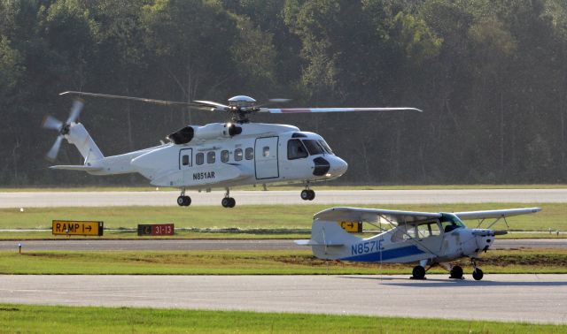 Sikorsky Helibus (N851AR) - A 2010 Keystone Helicopter Corp S-92A lands at Falcon Field-Peachtree City, Ga.