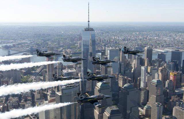 Aero L-39 Albatros — - Breitling Jet Team in NYC