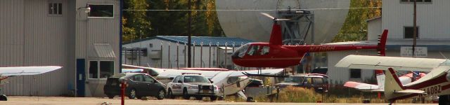 Robinson R-44 (N7196H) - R-44 returning. From a test hop.