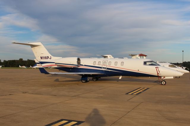 Learjet 45 (N116PJ) - golden hour!