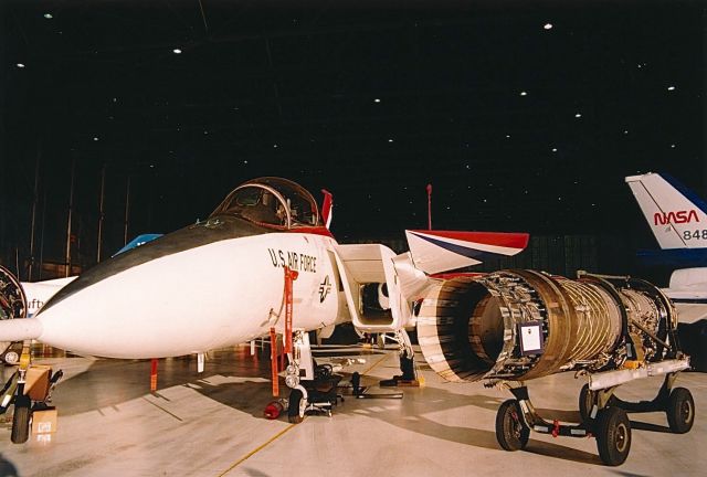 McDonnell Douglas F-15 Eagle (NASA837) - NASA F-15 with forward winglets on display at the Edwards AFB Open House and Airshow 10-18-1997