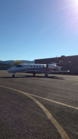 Cessna Citation Excel/XLS (N447MJ) - Cessna Citation Excel at Rangely Airport.