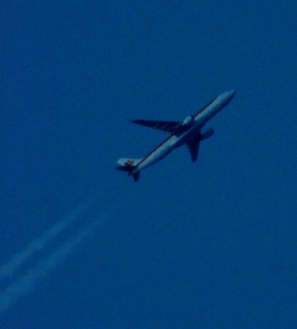 Airbus A330-300 — - Iberia 6274 Chicago OHare Intl to Barajas Intl over Cleveland 36,000 ft. 10-23-14