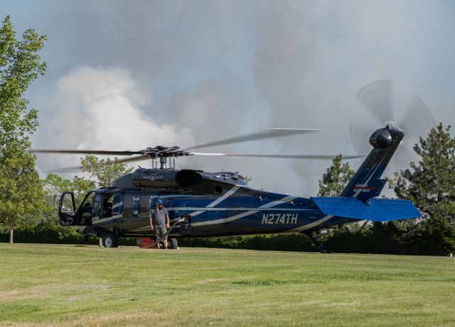 Sikorsky S-70 (N274TH) - ð¥ FIGHTING WILD FIRES ð¥ ON EASTERN WASHINGTON JULY 2021