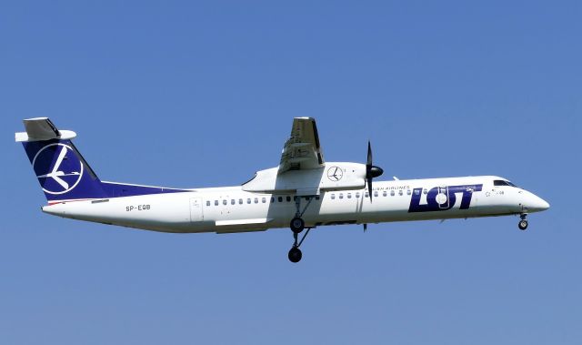 de Havilland Dash 8-400 (SP-EQB) - Photo taken on April 25, 2021