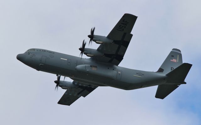 Lockheed C-130 Hercules (07-8613) - usaf ramstein c-130j-30 07-8613 dep shannon for ramstein 16/7/16.