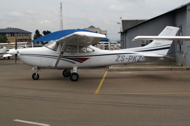 Cessna Skylane (ZS-PKZ) - At Grand Central, South Africa.