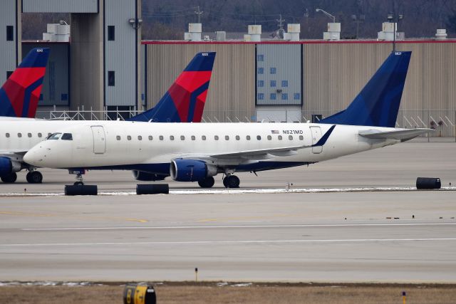 Embraer 175 (N821MD) - Waiting to see if this will be put back in DL or Republic colors. Shown on Saturday 01-30-21