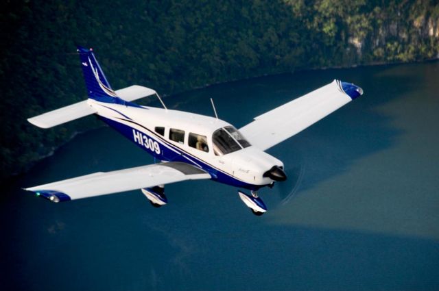 Piper Cherokee (HI309) - over flight hatillo cotui dam dominican republic