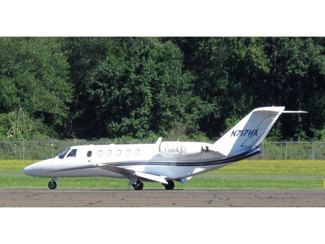 Cessna Citation CJ2+ (N717HA) - After landing runway 26.