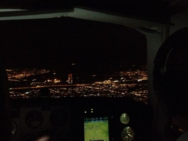 Beechcraft 35 Bonanza (PR-ODT) - Night IFR Landing at SBCG