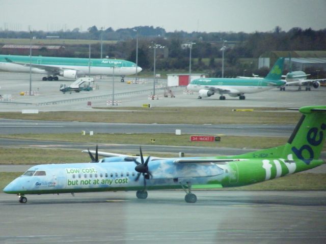 de Havilland Dash 8-400 (G-JEDP) - G-JEDP DHC-8-402Q CN 4085 DEP DUBLIN ON 05/02/2011