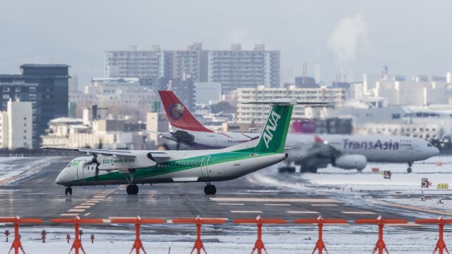 de Havilland Dash 8-400 (JA857A) - ANA Wings - AKX / Bombardier DHC-8-402Q Dash 8br /Dec.06.2015 Hakodate Airport [HKD/RJCH] JAPAN