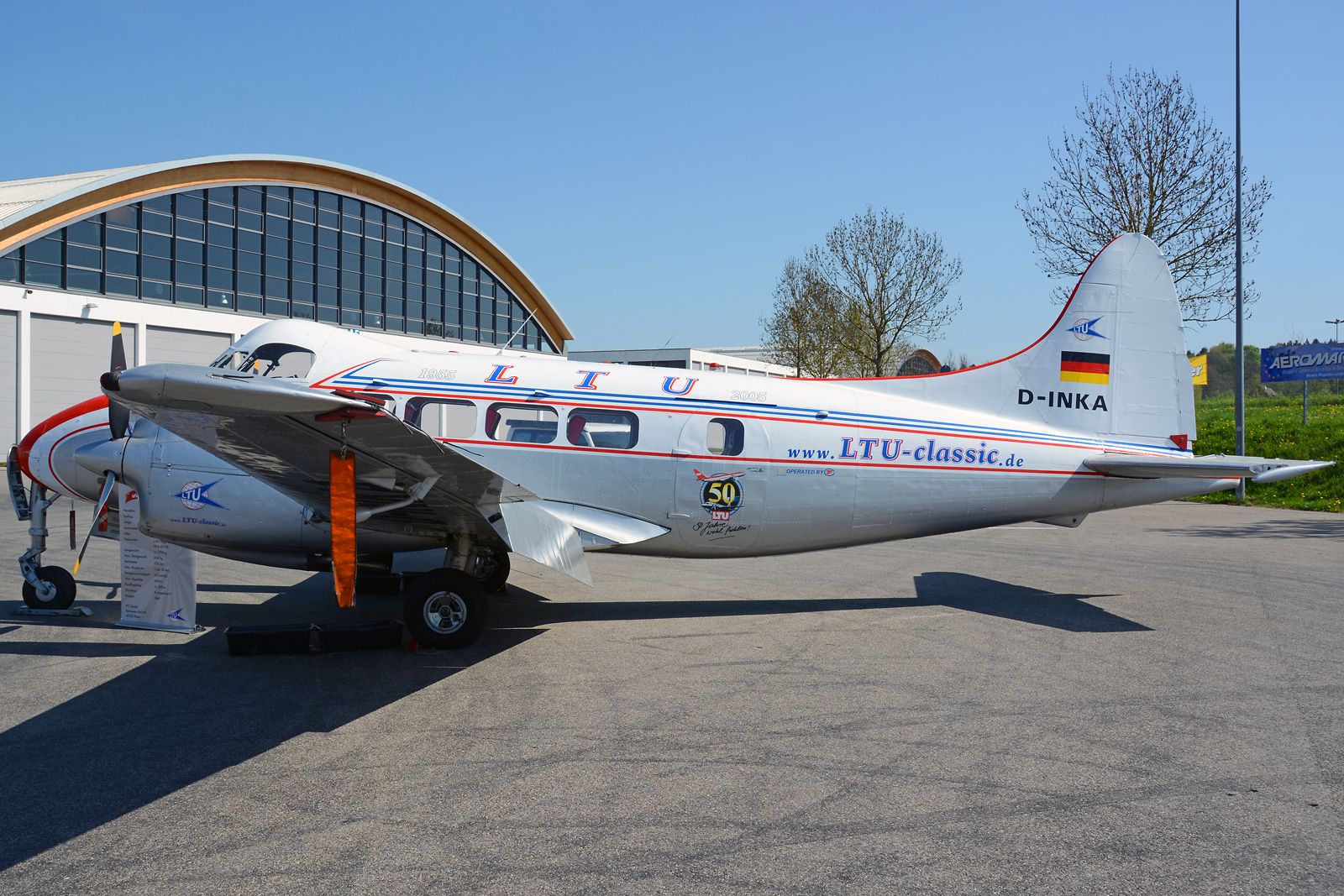 Hawker Siddeley Dove (D-INKA) - AERO 2018