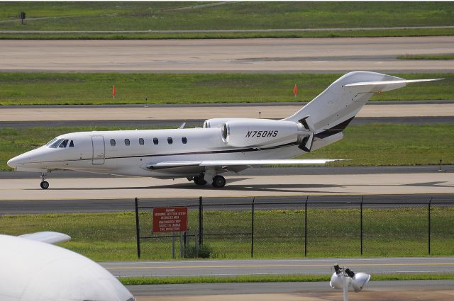 Cessna Citation X (N750HS) - Seen at KIAD on 8/7/2009.