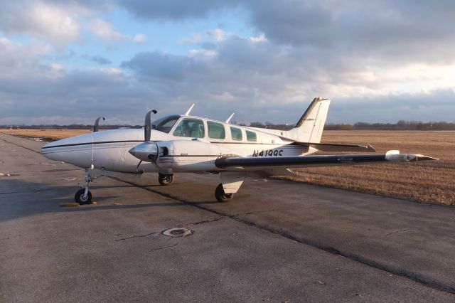 Beechcraft Baron (58) (N4188S) - Sad times for a Baron