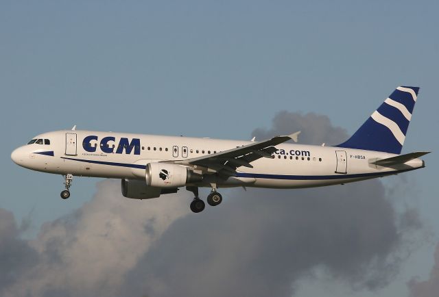 Airbus A320 (F-HBSA) - Air Corsica operated Airbus A320-216 on final approach to Paris Orly Airport (LFPO - ORY)