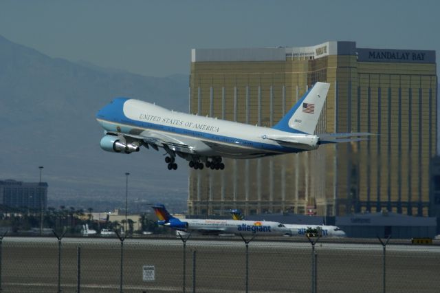 Cessna Skylane (N29000) - Air Force One departing Las Vegas. br /March 21, 2012