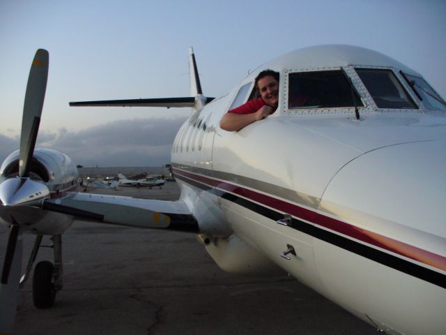 British Aerospace Jetstream 31 (N127UM) - Waiting for the medical crew to return back from the hospital.