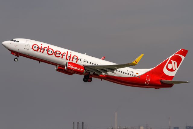 Boeing 737-700 (D-ABMU) - D-ABMU Air Berlin Boeing 737-86J(WL) operated by TUIFly @ Düsseldorf - Rhein-Ruhr International (DUS / EDDL) / 21.07.2016