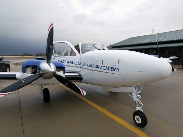 Beechcraft Baron (58) (N446BB) - Off  to a ferry flight from the USA to Entebbe, Uganda.