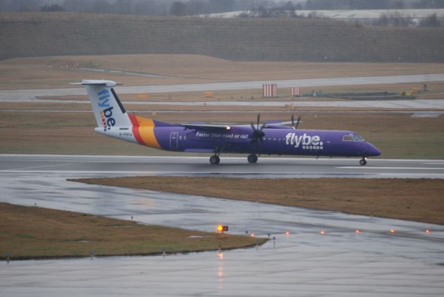 de Havilland Dash 8-400 (G-PRPC) - Just landed at Birmingham