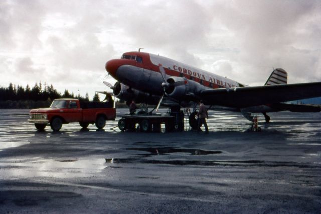 UNKNOWN — - standing by the terminal at Cordova Alaskan1961