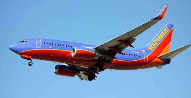 Boeing 737-700 (N710SW) - Landing 30L, 07/24/2012