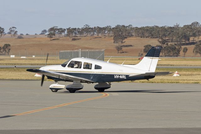 Piper Cherokee (VH-NRL) - Piper PA-28-181 Archer II (VH-NRL) taxiing at Wagga Wagga Airport.