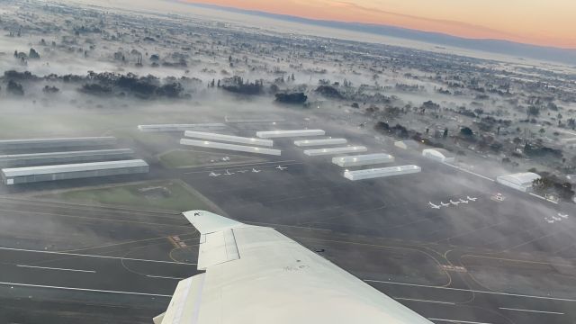 Pilatus PC-12 — - Departing