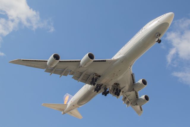 Boeing 747-200 (D-ABYM) - Approaching runway 10C on October 2, 2022