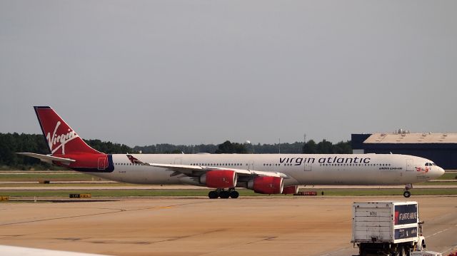 Airbus A340-600 (G-VFIT) - "Dancing Queen"