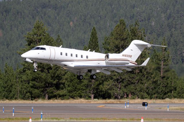 PEREGRINE PJ-3 Falcon (N160SB) - Bombardier Challenger 350 lifts off RWY 29 at Truckee Tahoe Airport.