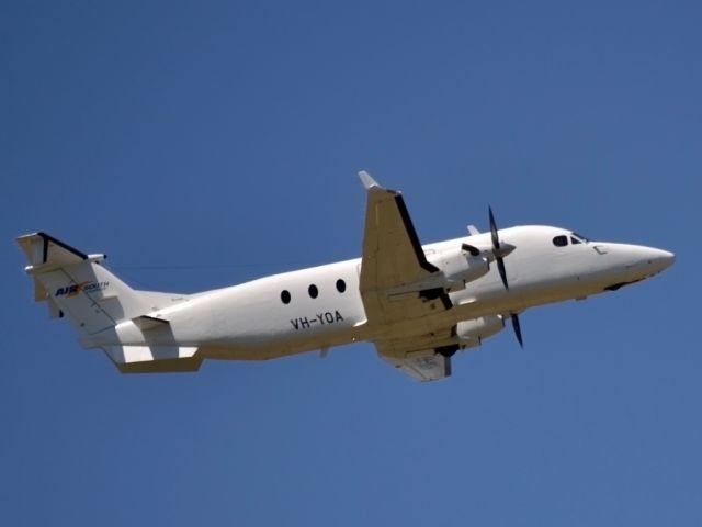 VH-YOA — - Getting airborne off runway 23 and heading for a regional destination.